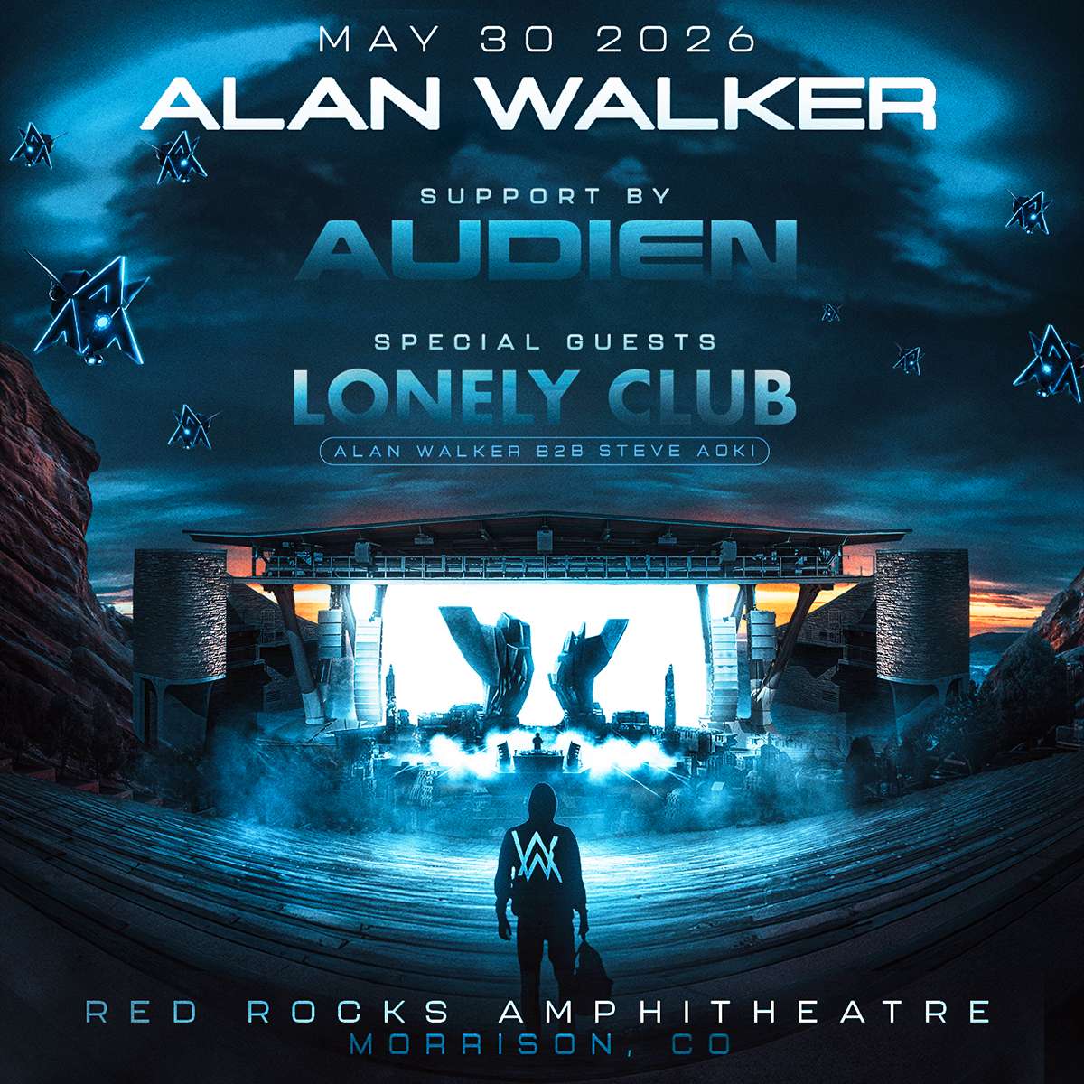 Alan Walker Pre Party Bus To Show Pickup Spot (FREE EVENT)