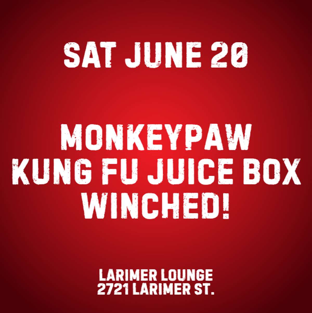 Monkeypaw w/ Kung Fu Juice Box + Winched!