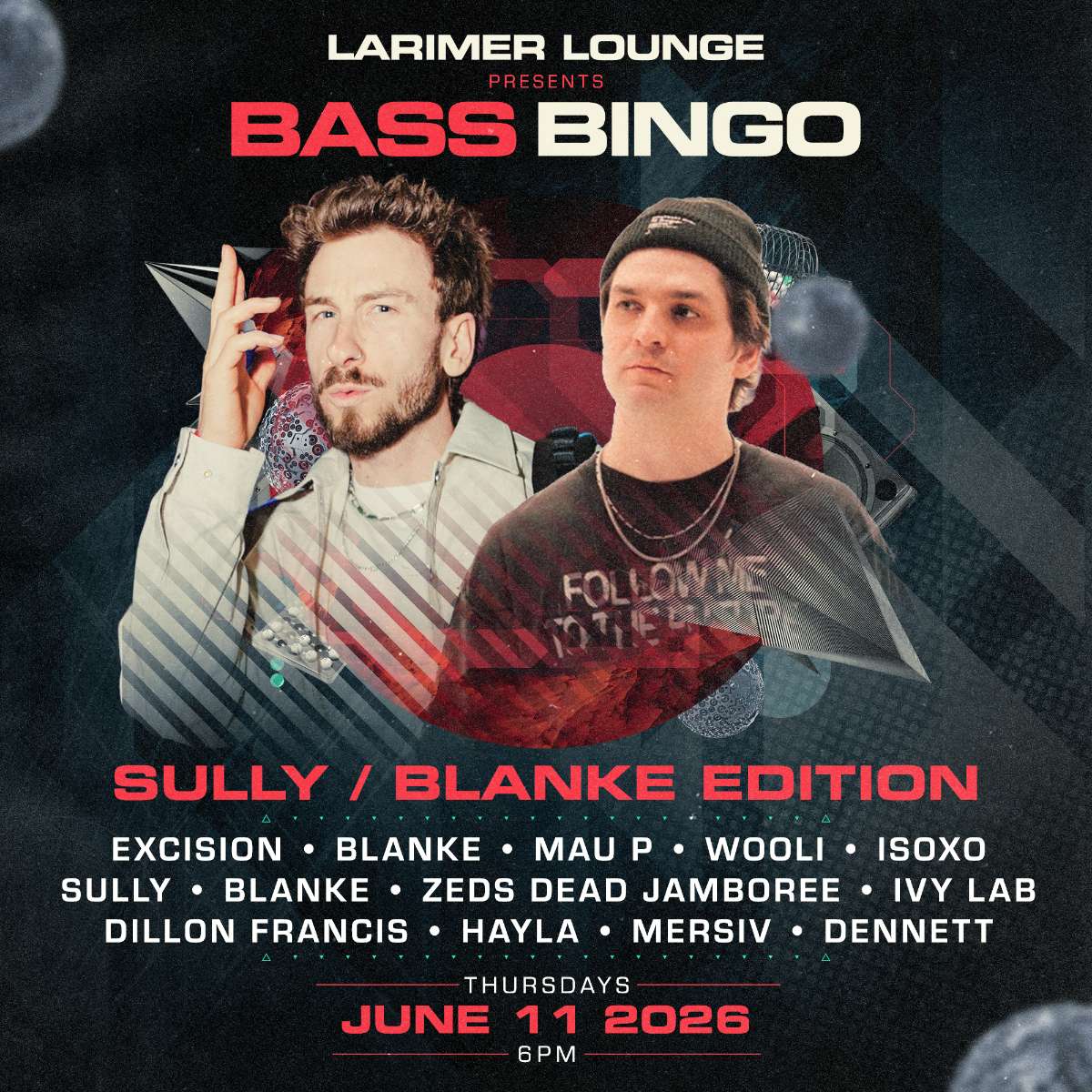 BASS BINGO! Sully / Blanke Edition