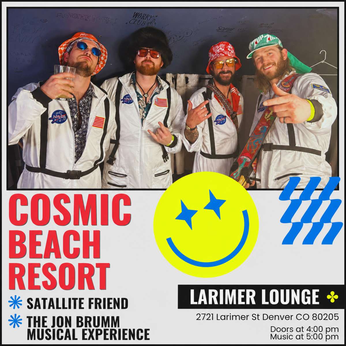 Cosmic Beach Resort w/ The Jon Brumm Musical Experience + Satellite Friend