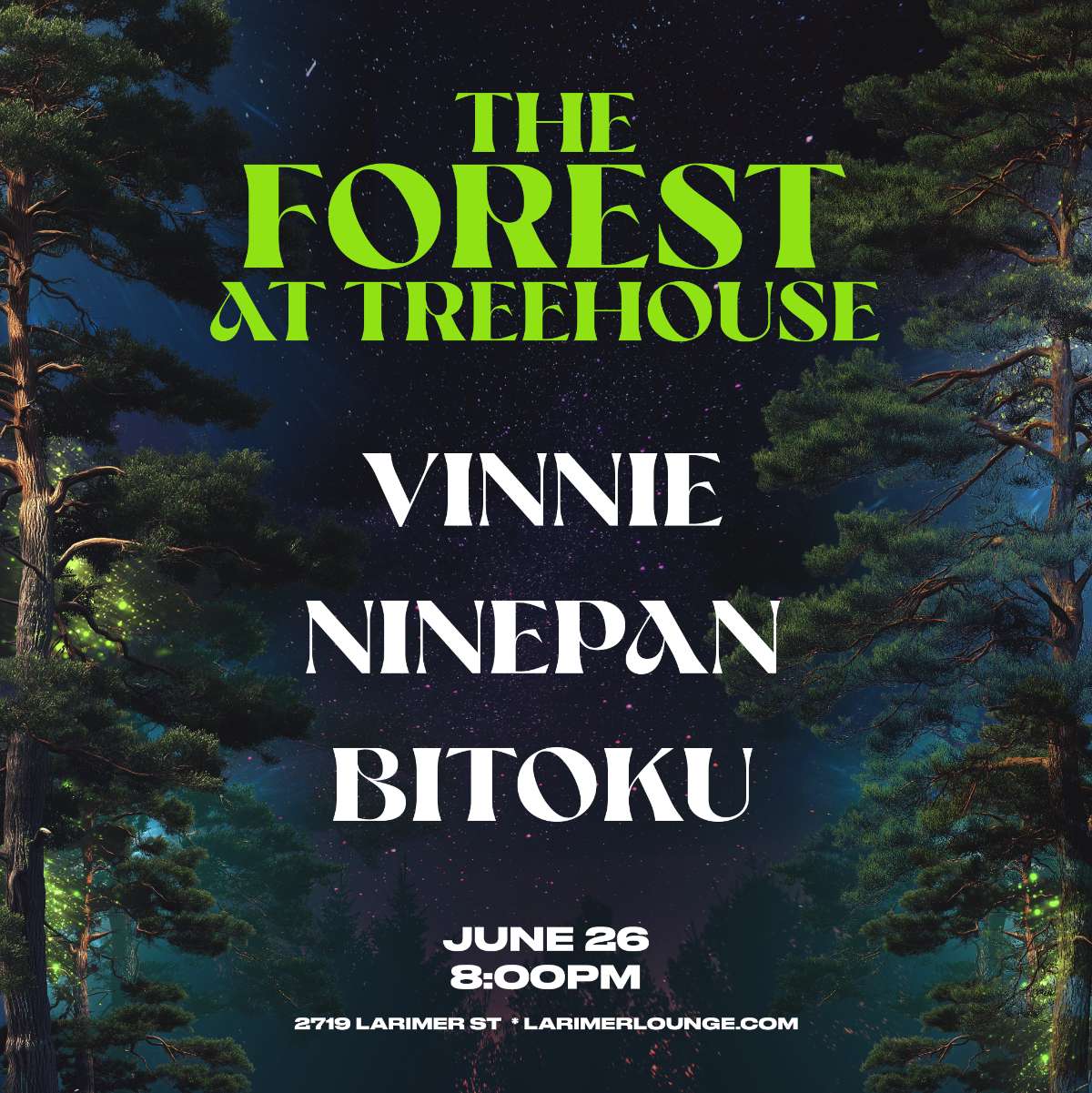 Trrehouse – VINNIE  – ninepan – Bitoku – (FREE SHOW)