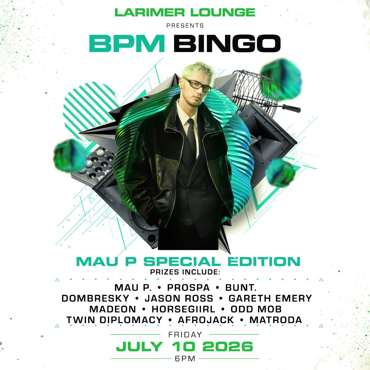 BPM BINGO- special Mau P Edition!