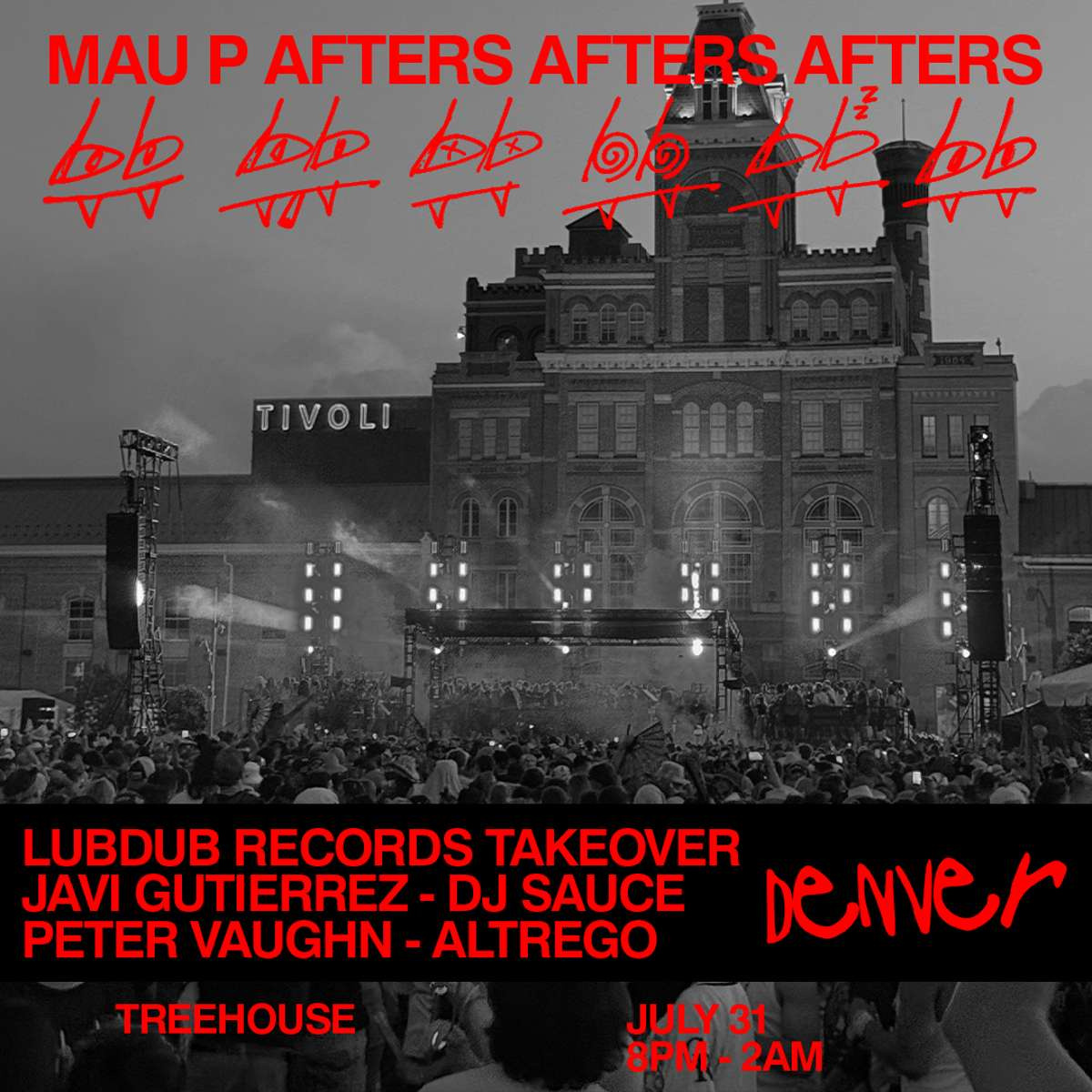 MAU P After Party | DJ Sauce | Peter Vaughn | Altrego