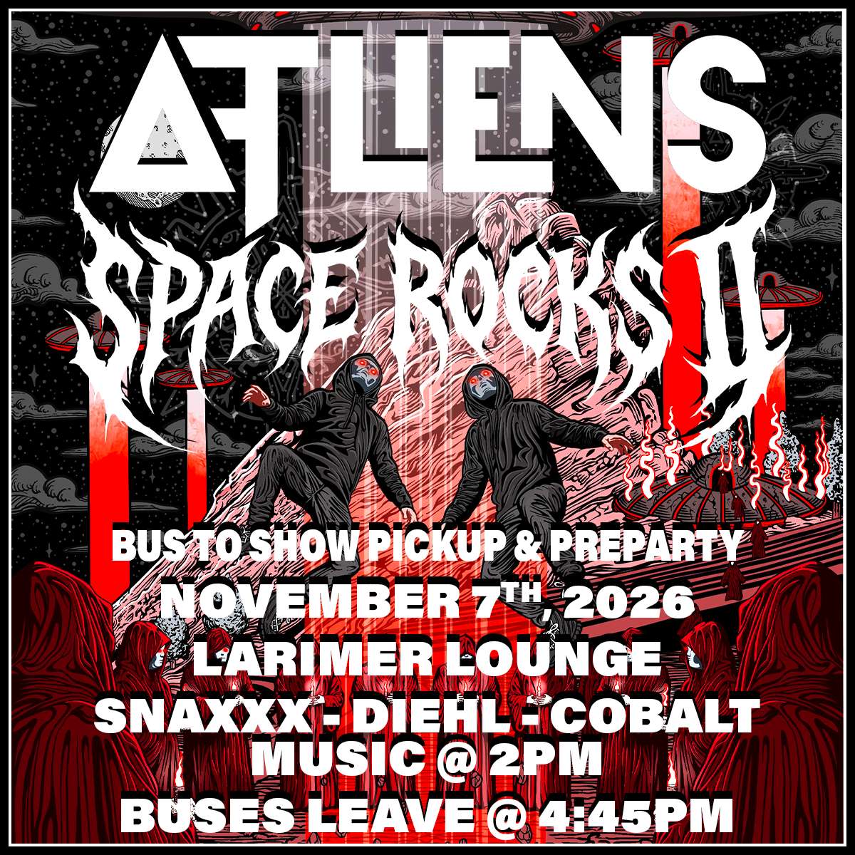 ATLiens Pre-Party & Bus To Show Pickup Spot (FREE EVENT)