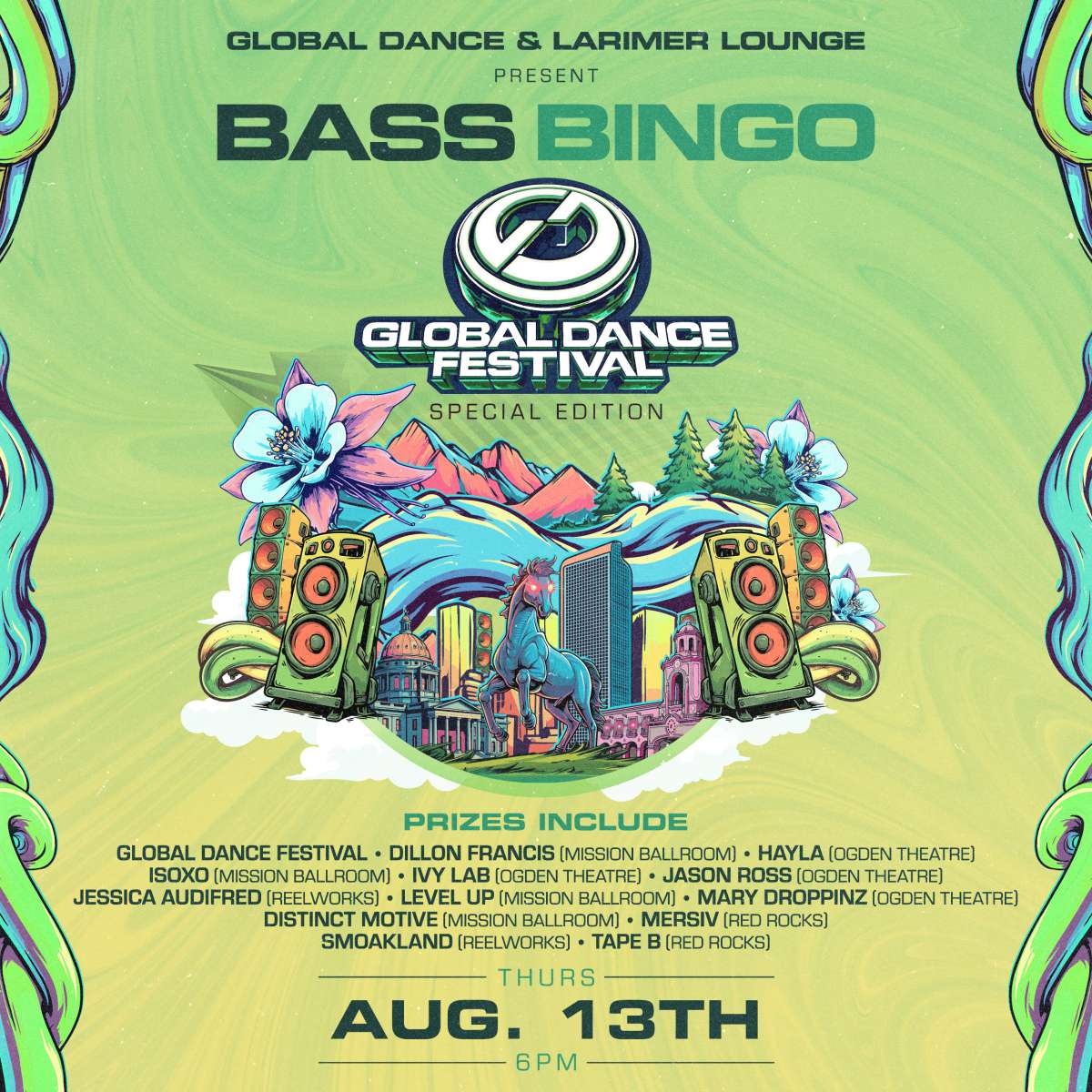 BASS BINGO- special Global Dance Festival edition!