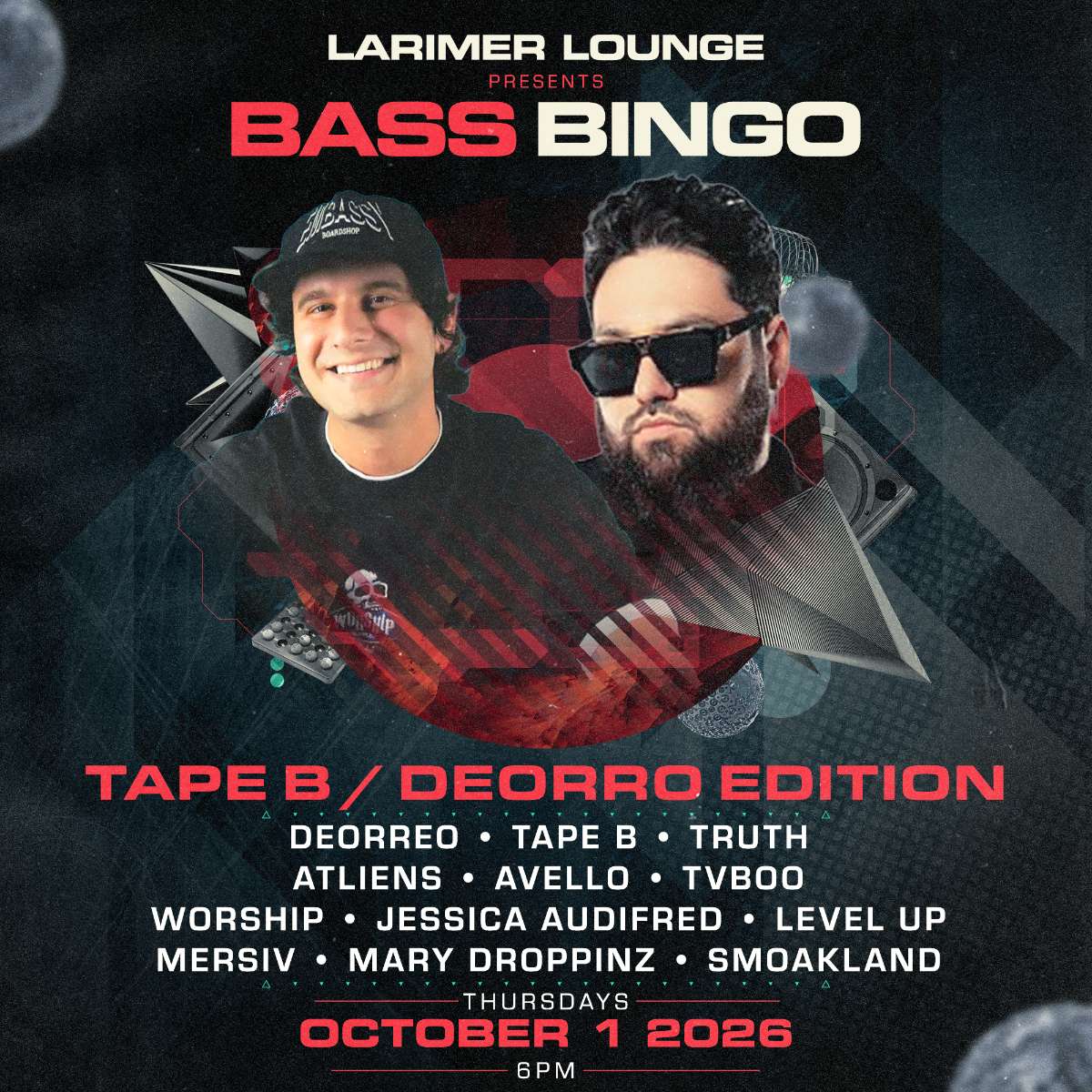 BASS BINGO- special Tape B/Deorro edition!