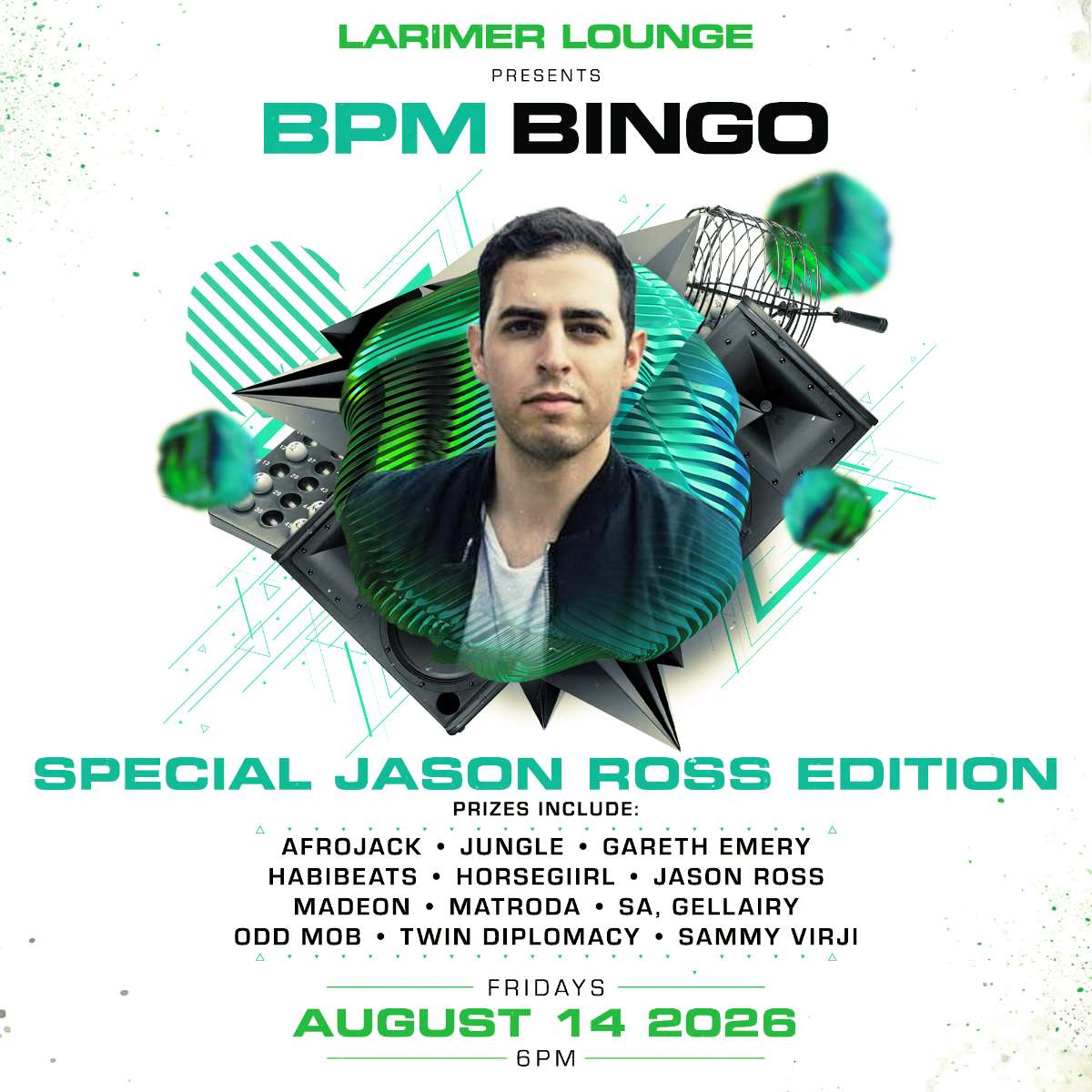 BPM BINGO- special Jason Ross edition!