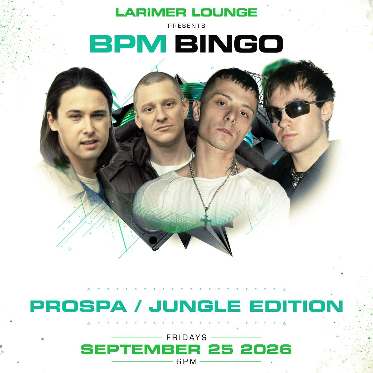 BPM BINGO- special Prospa/Jungle edition!