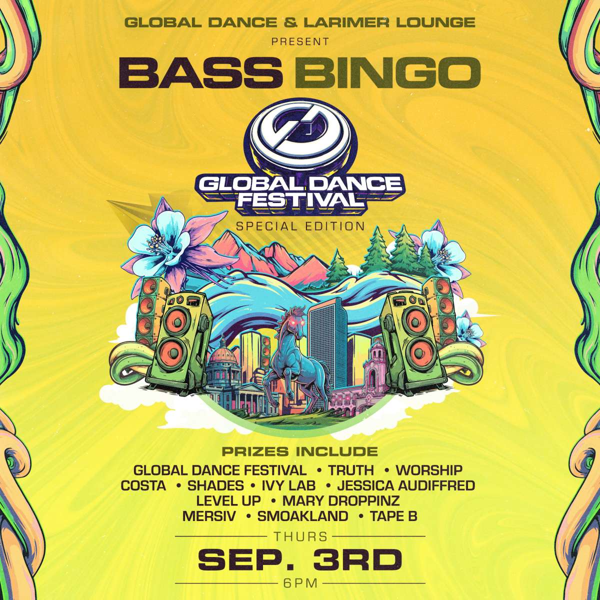 BASS BINGO- special Global Dance Festival edition!