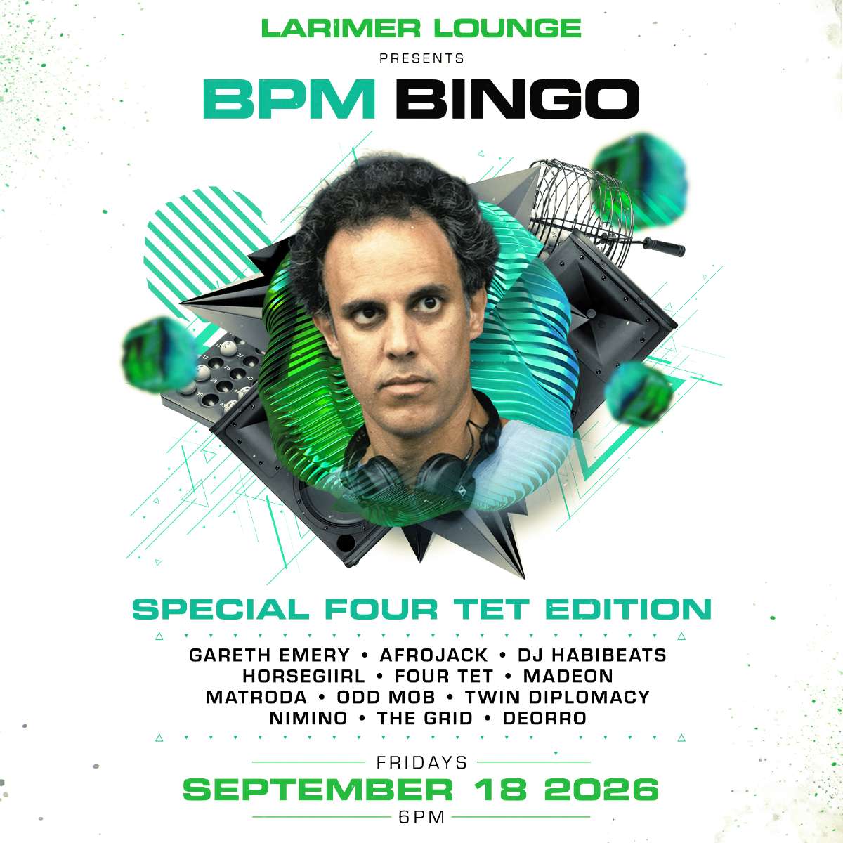 BPM BINGO- special Four Tet edition!