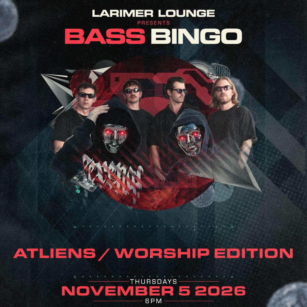 BASS BINGO – Special ATLiens/ Worship Edition!