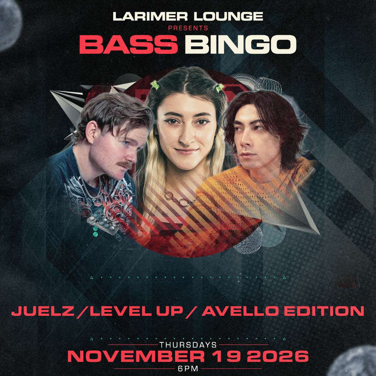 BASS BINGO – Special Juelz/Level Up / Avello edition!