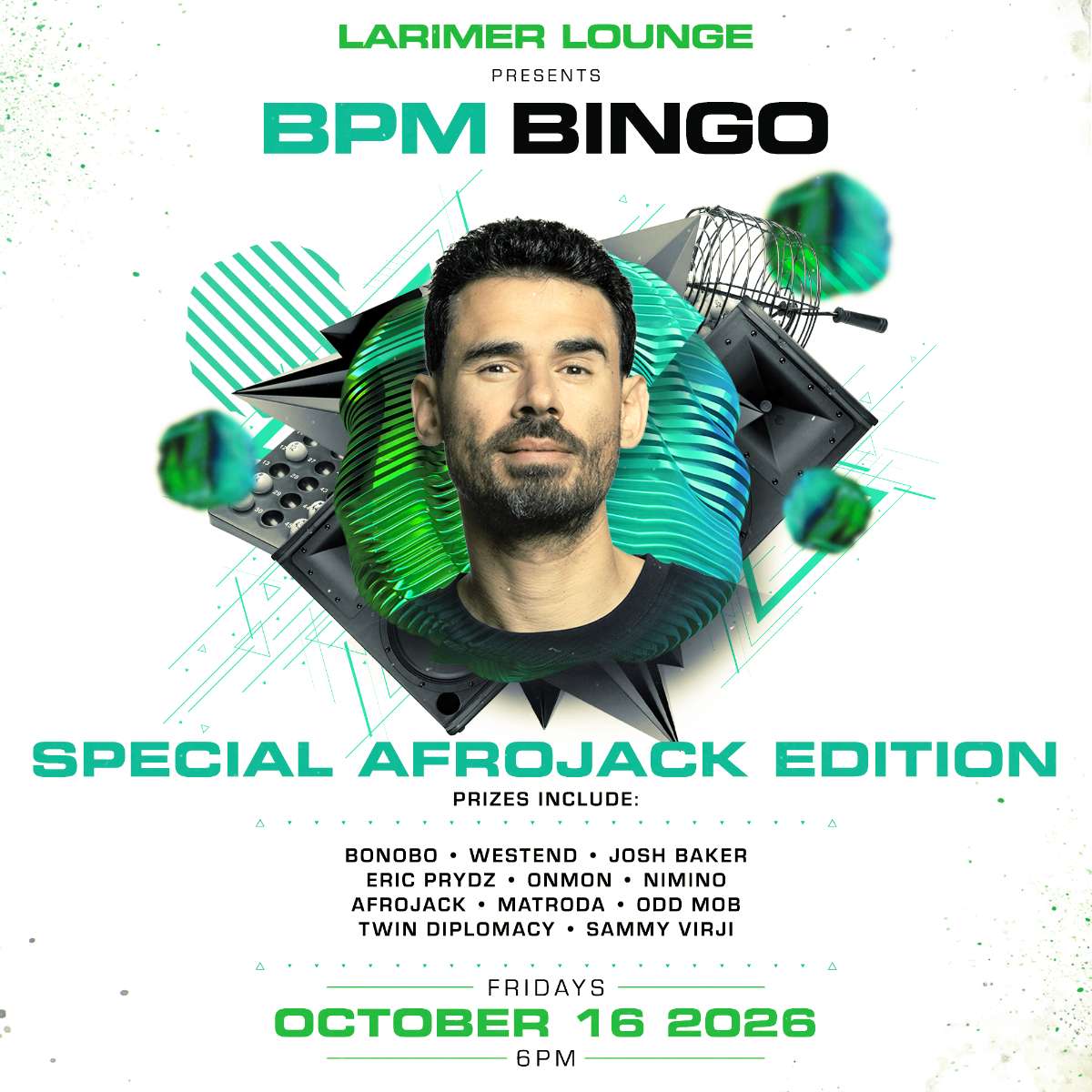 BPM BINGO- special Afrojack edition!